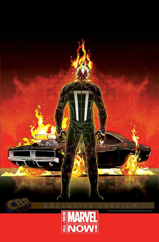 Illustration for article titled The new Ghost Rider is ditching his motorcycle for a car